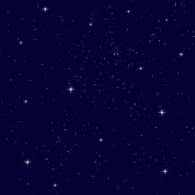 les étoiles dans le ciel nocturne