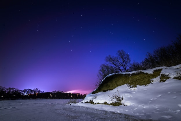 Photo Étoiles dans le ciel nocturne