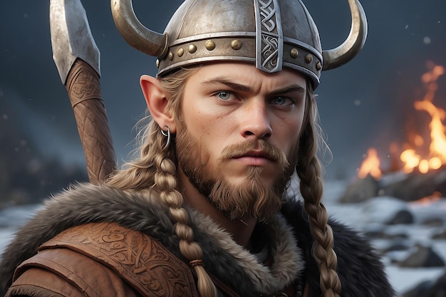 L'étonnante ressemblance de l'adolescent viking nomade Larry