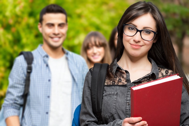 Les étudiants du parc