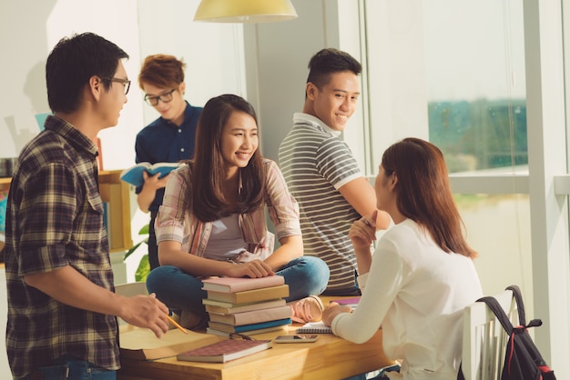 Les étudiants de l&#39;école secondaire