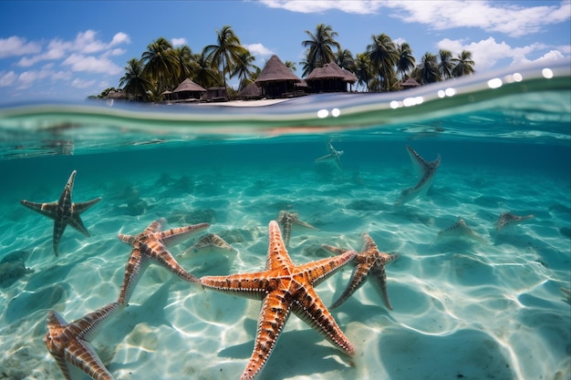 Photo Évasion céleste explorant le sanctuaire d'étoiles de cozumels el cielo