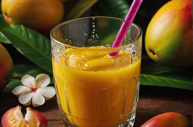 L'évasion exotique du jus de mangue