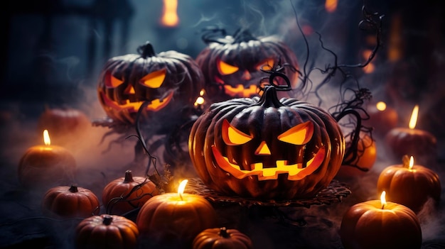 Évènement thématique Halloween Back Drop