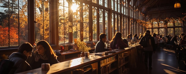 Photo Évènements de la bibliothèque publique accueillant des lectures d'auteurs