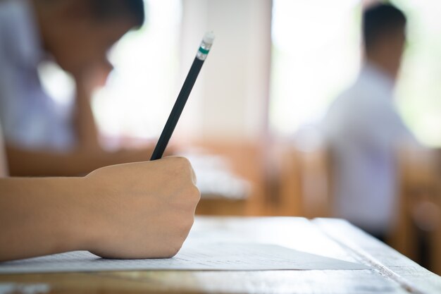 Photo examen d'étudiant