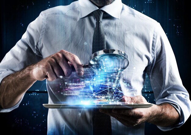 Examiner une tablette informatique