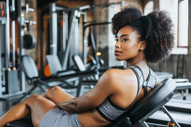 Exercice d'entraînement au mode de vie sain pour les femmes