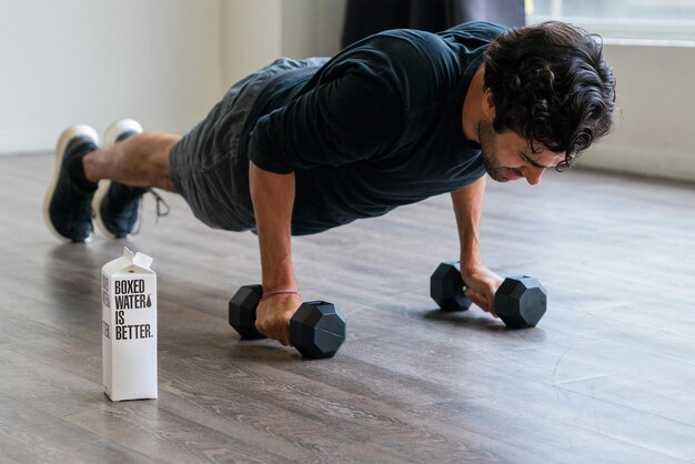 Photo l'exercice sportif