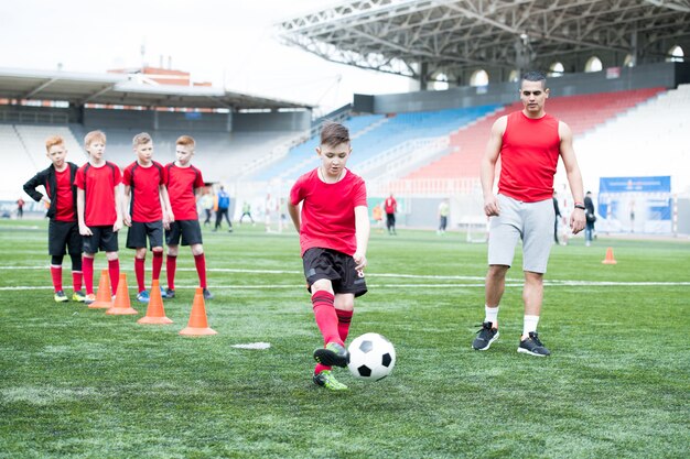 Exercices de football