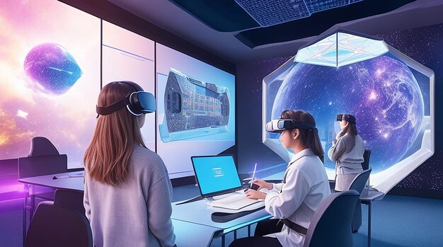 Une expérience d'apprentissage immersive dans la salle de classe du futur