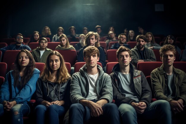 Une expérience captivante en classe Les élèves sont engagés dans la salle de conférence à 32 rapports d'aspect