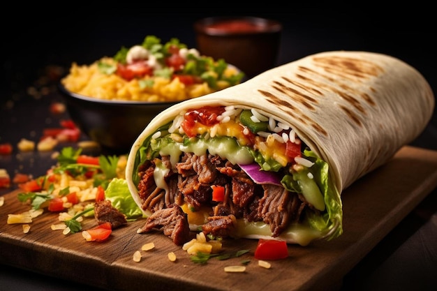 Une expérience culinaire de safari burrito