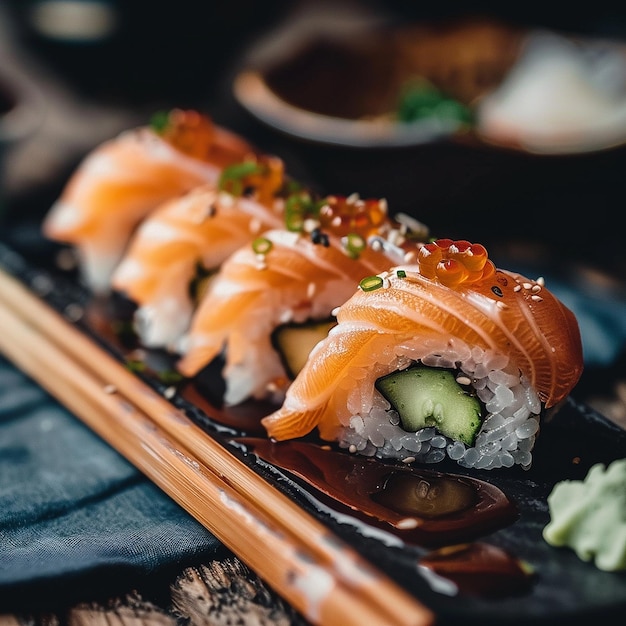 Une expérience délicieuse de sushi