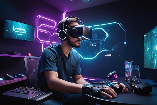 Une expérience de jeu immersive intégrant des accessoires VR