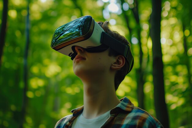 Une expérience VR immersive dans la forêt enchantée