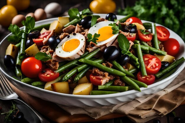 Des expériences culinaires délicieuses Goûtez la magie de l'IA générée par la meilleure photo culinaire