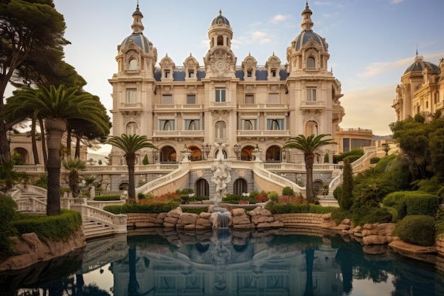 Photo explorant la glamouruse riviera française un coup d'œil sur monte-carlo et monaco