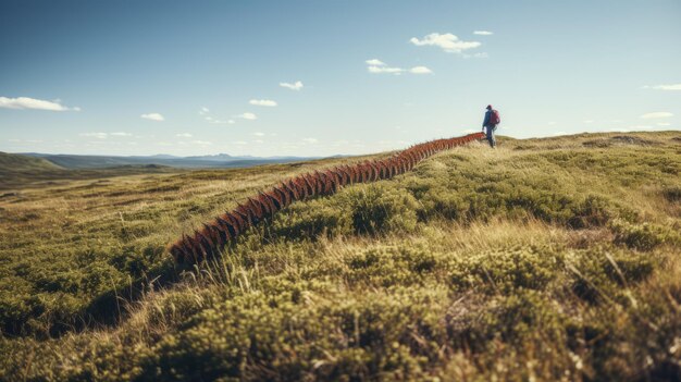 Photo explorant le paysage de la nouvelle-zélande avec des sculptures organiques et des images uhd