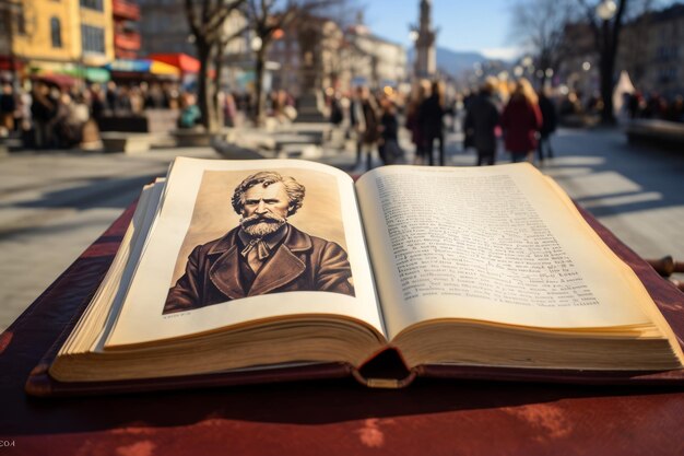 Photo explorant les trésors littéraires de sarajevo les pages de mark twain dévoilées en 19122019 en bosnie-herzégovine