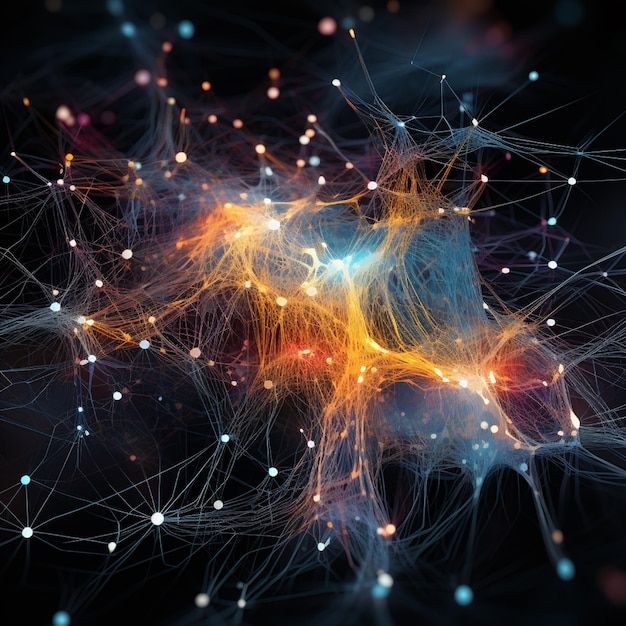 Exploration cognitive Art Réseaux de neurones interconnectés et découverte