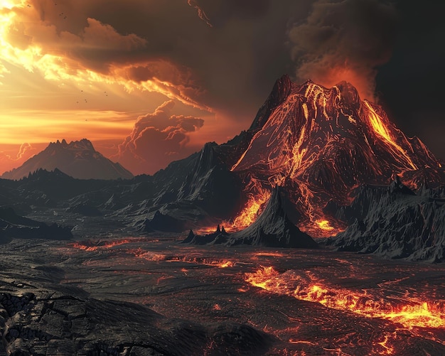 L'exploration des paysages volcaniques Les créations électriques de la Terre