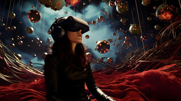 L'exploration de la réalité virtuelle créée par l'IA