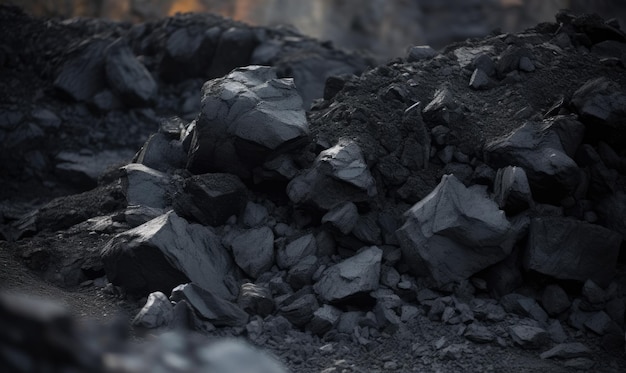 Exploration souterraine de mines de charbon bitumineux Créer à l'aide d'outils d'IA générative