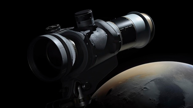 Explorer l'inconnu La sonde sur Pluton AI Generated Image