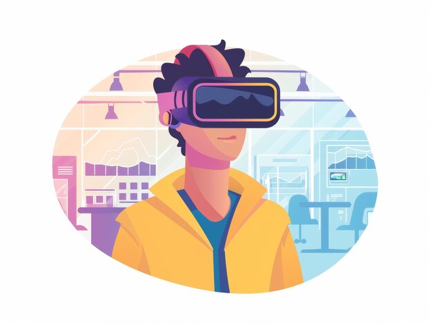 Explorer la réalité virtuelle Une expérience amusante et saine AI générative