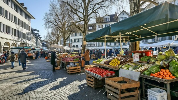 Explorer le vibrant marché fermier de Bâle Un week-end de retraite pour les amateurs de gastronomie