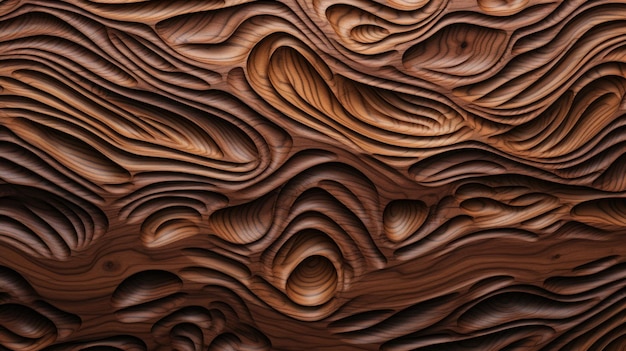 Explorez l'attrait naturel d'une surface de coupe en bois texturée