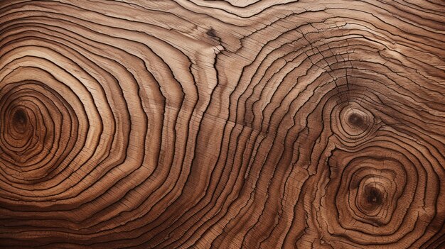 Explorez l'attrait naturel d'une surface de coupe en bois texturée