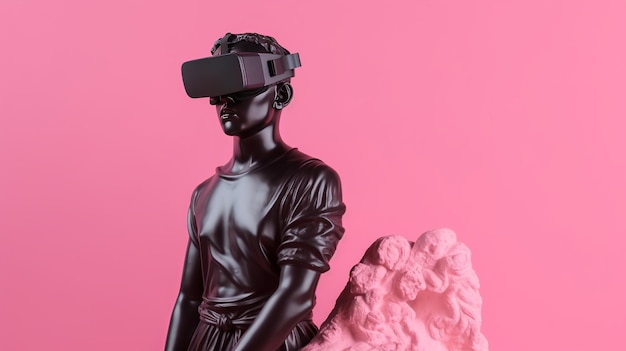 Explorez le monde Metaverse dans un casque VR