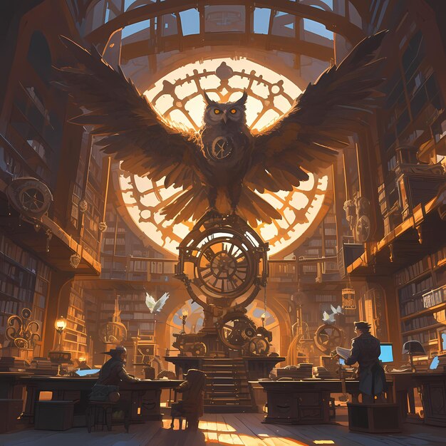 Explorez les mystères de la bibliothèque Steampunk Une évasion légendaire