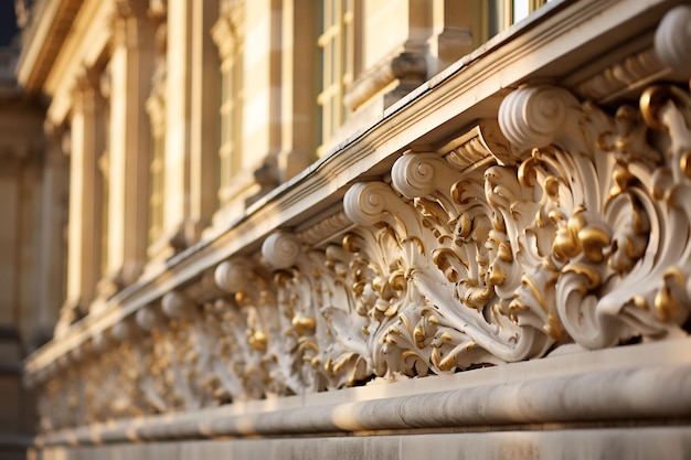 Explorez l'opulent château français de Versailles et ses fontaines de jardins vibrantes et colorées