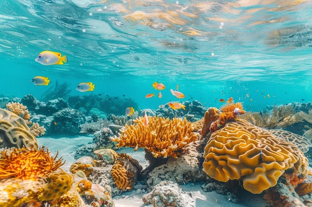 Explorez la vie marine et les formations coralliennes