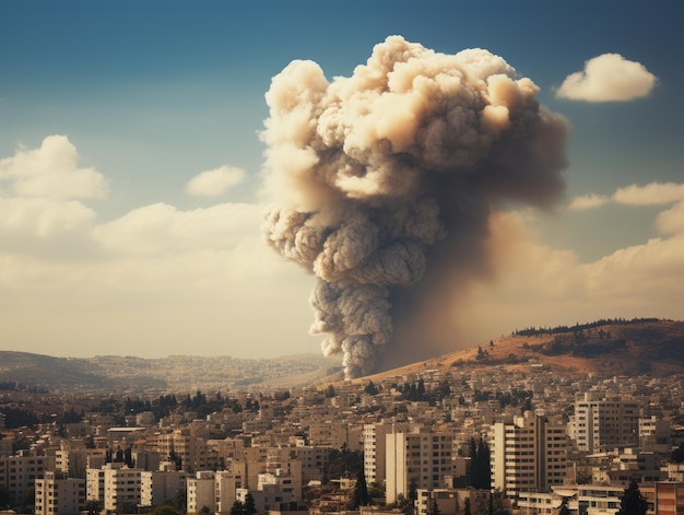 Explosion dans une ville israélienne alors que des militants tirent des roquettes sur la bande de Gaza