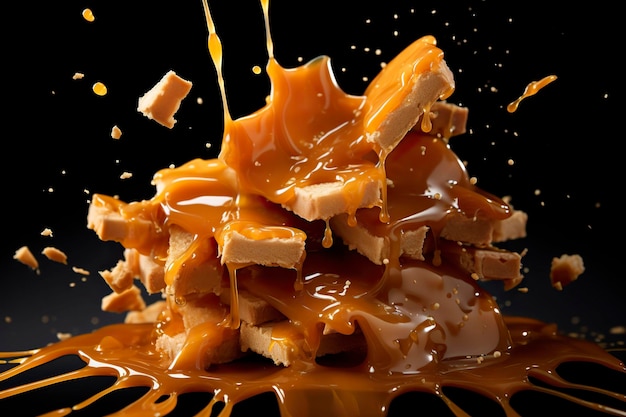 L'explosion du caramel est une IA générative.