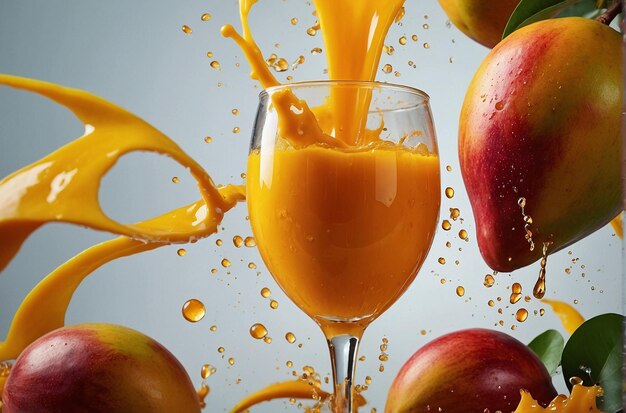 Une explosion de jus de mangue fantastique