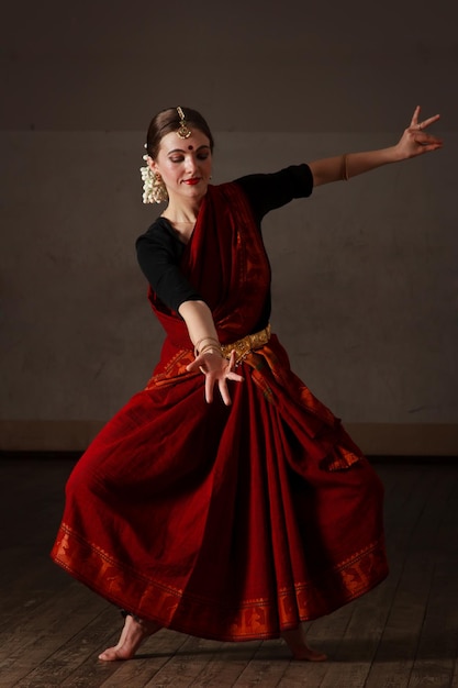 Exposant de la danse Bharat Natyam