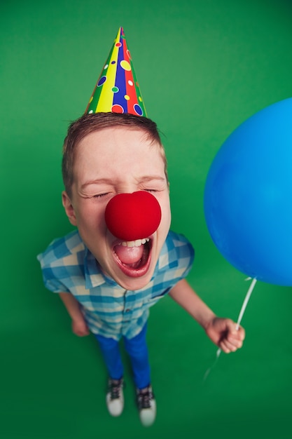 expression de clown fou fun enfant