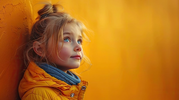 Une expression de tristesse d'un enfant disant au revoir à un ami