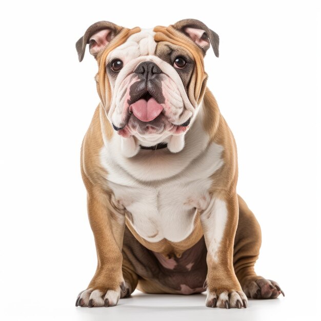 L'expression vivante du bulldog français en marron et en beige