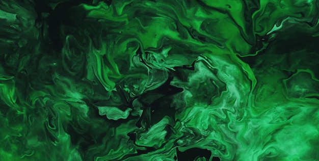Exquise texture de marbre vert élégance de marque de luxe dans le style artistique à l'huile liquide