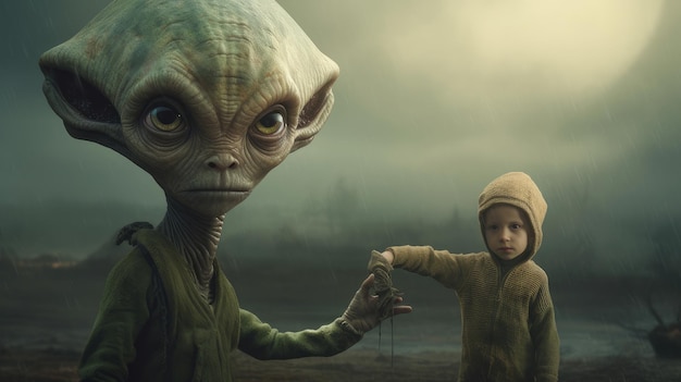 un extraterrestre rencontre un humain Contacts avec une civilisation extraterrestre