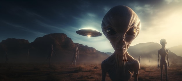 Les extraterrestres et les soucoupes volantes