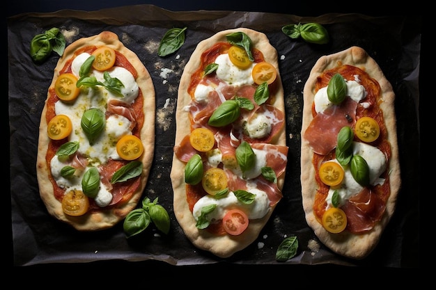 Extravagance de cuisson de pizzas en même temps