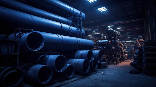 Fabrique de fabrication de tuyaux métalliques de technologie industrielle de l'acier de construction