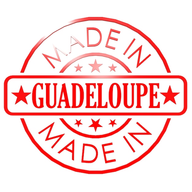 Fabriqué en Guadeloupe sceau rouge